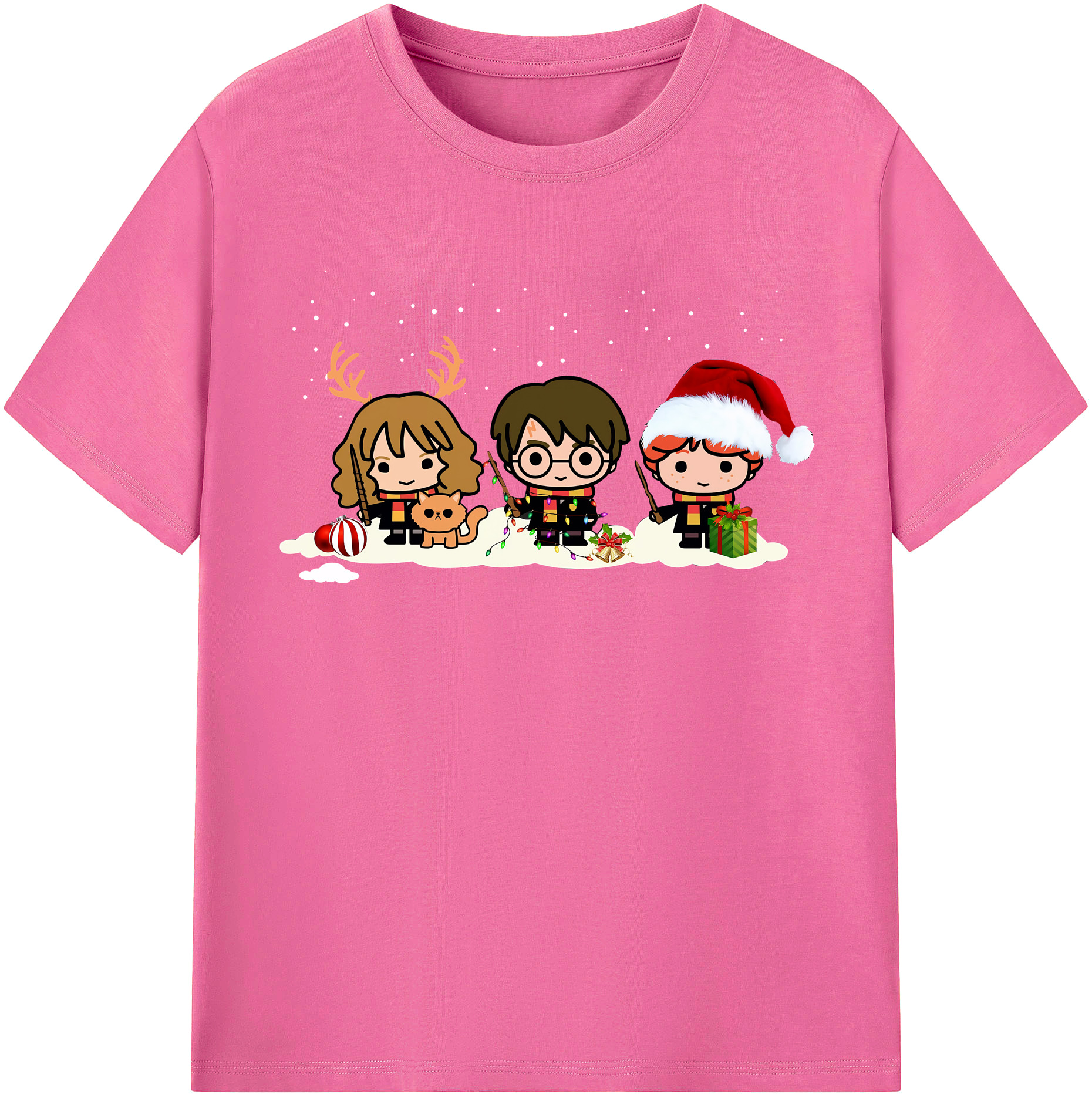 （画像用） Harry Potter ハリー・ポッターシリーズ レディースカジュアルプリントTシャツ（綿100％）
